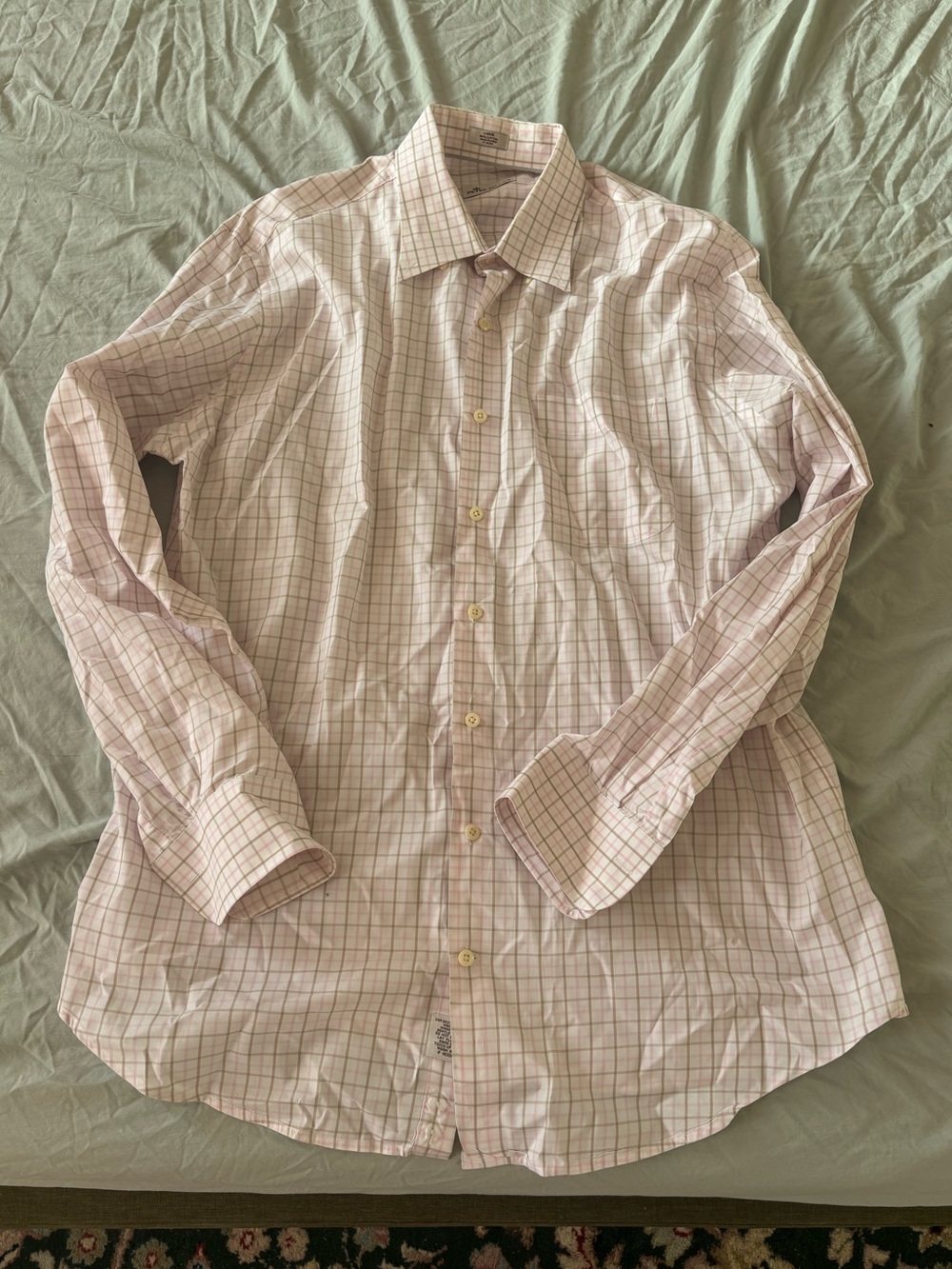 Peter Millar Plaid Button Down Shirt